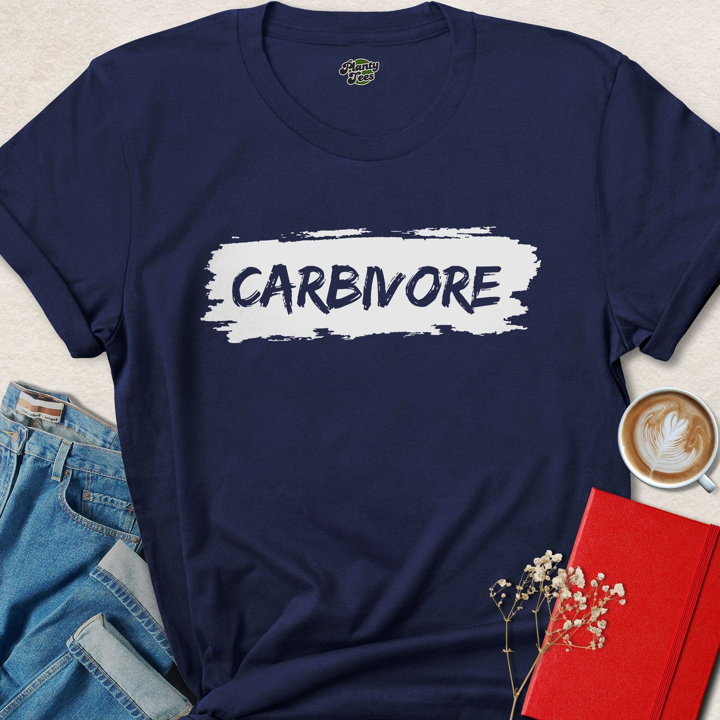 Carbivore Funny Vegan Parody Shirt | Plant Based Humor Tee