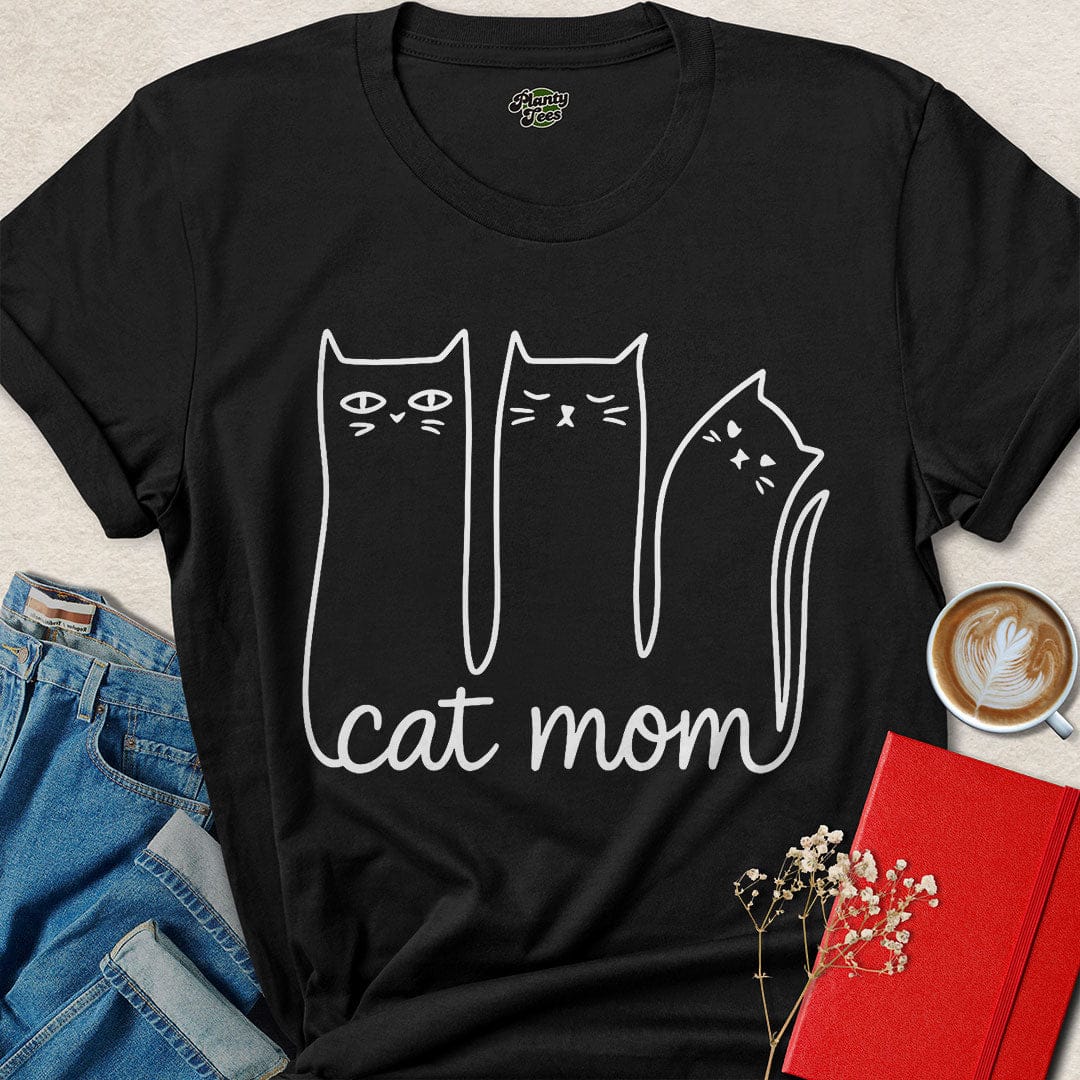 Cat Mom Shirt – Cute Minimalist Cat Lover Gift for Women | Show Your Love