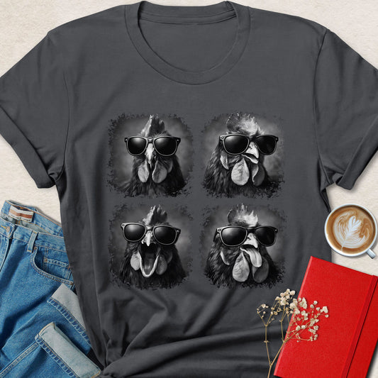 Funny Chicken Vegan Shirt Animal Lover Plant Based Graphic Tee