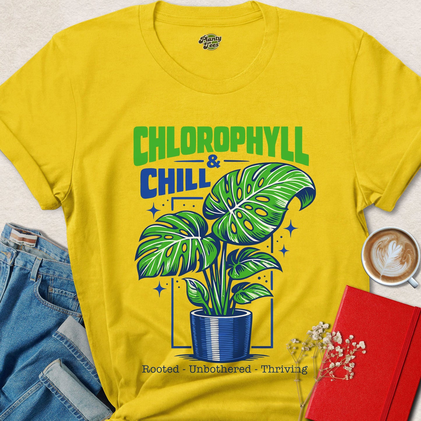 Chlorophyll and Chill Vegan T-Shirt