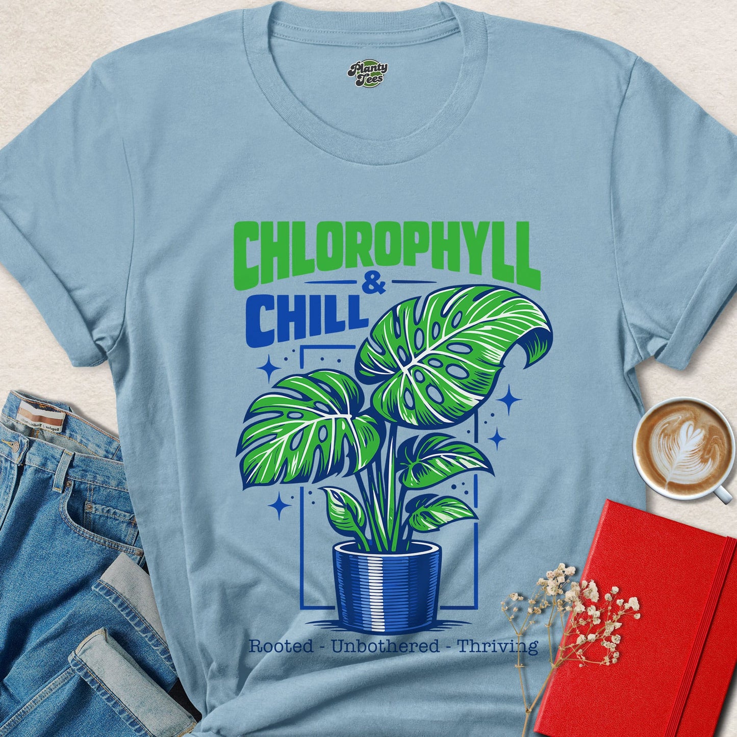 Chlorophyll and Chill Vegan T-Shirt