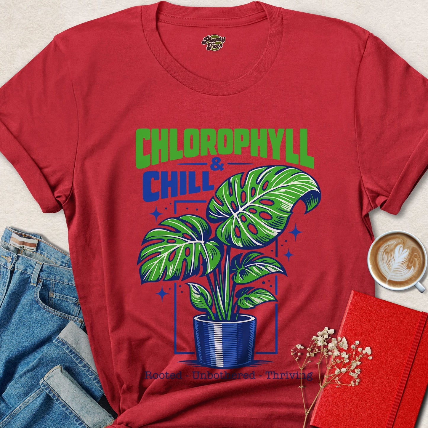 Chlorophyll and Chill Vegan T-Shirt