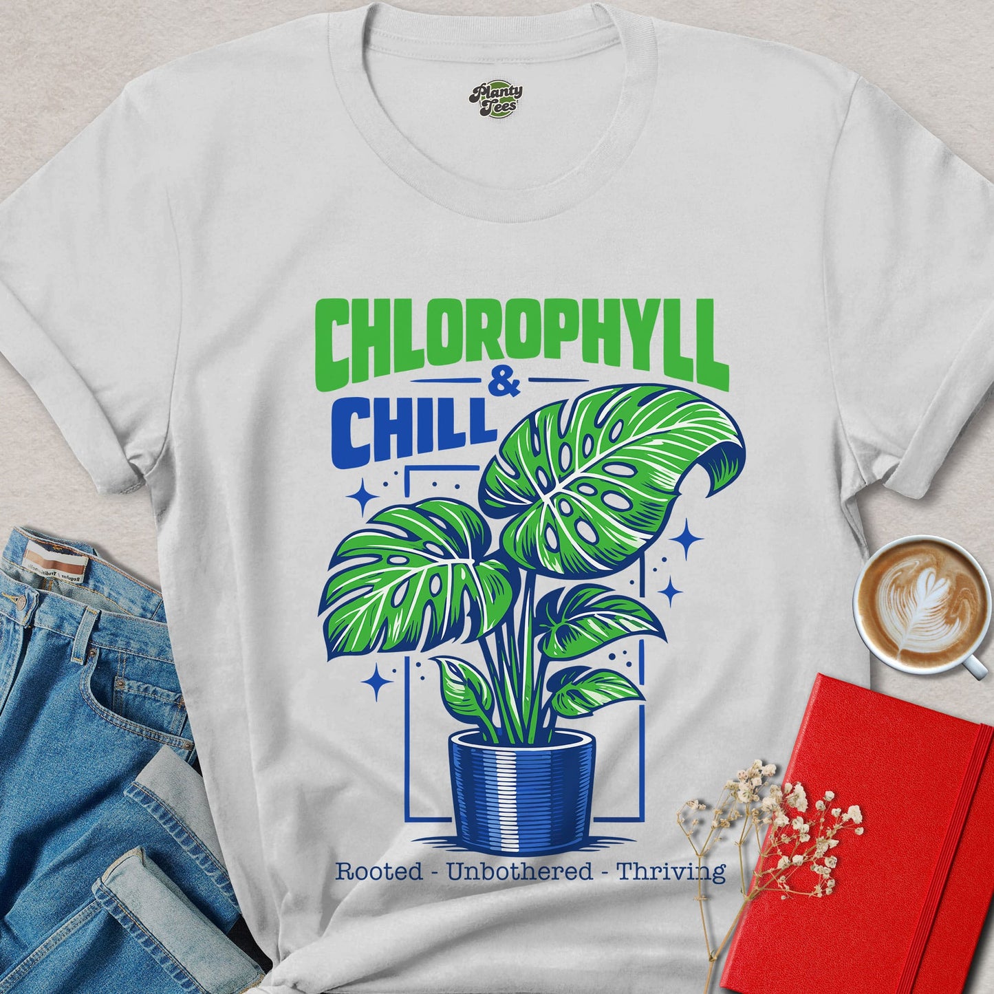 Chlorophyll and Chill Vegan T-Shirt
