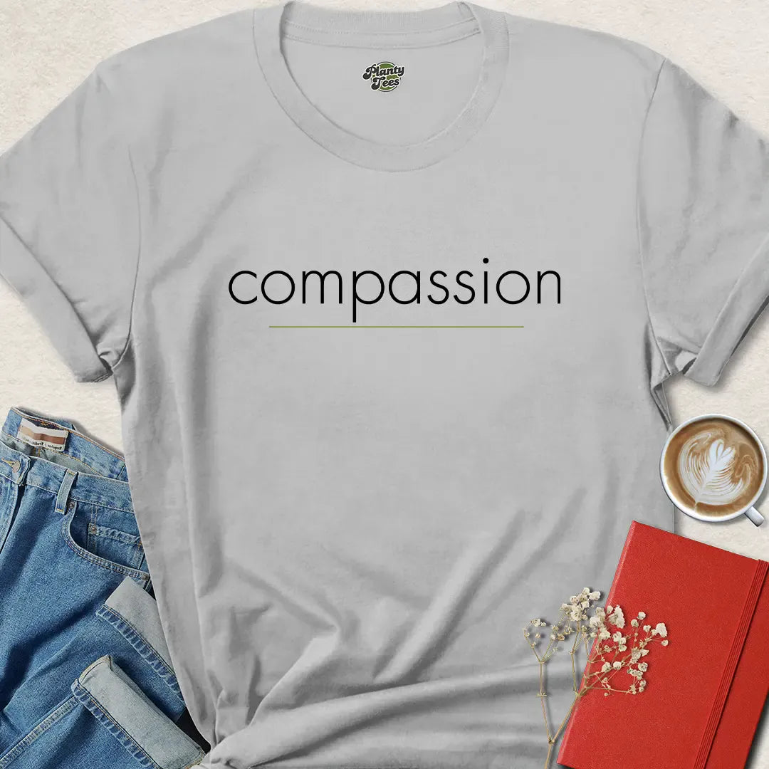 Compassion Minimalist Vegan T Shirt