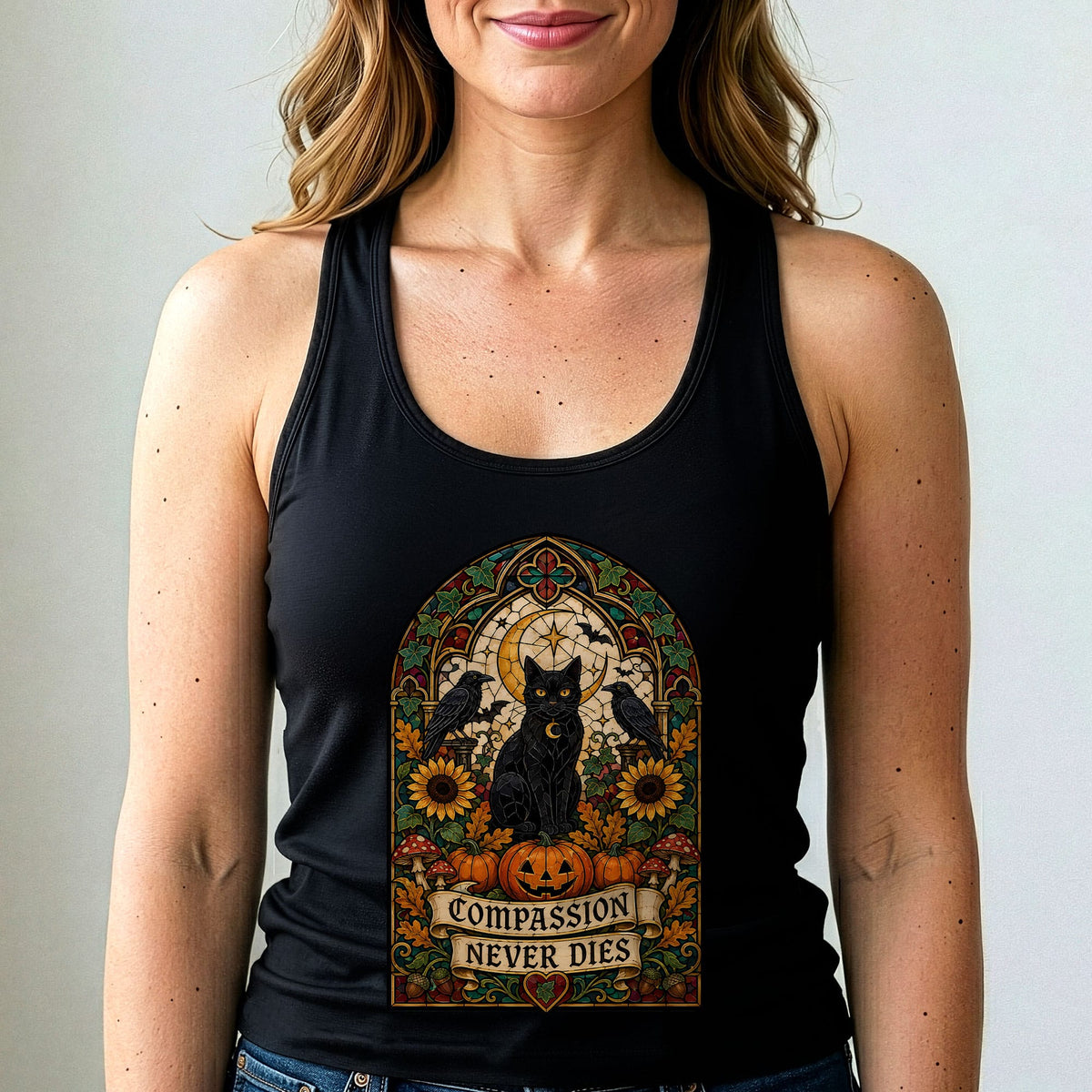 Compassion Never Dies Halloween Tank Top
