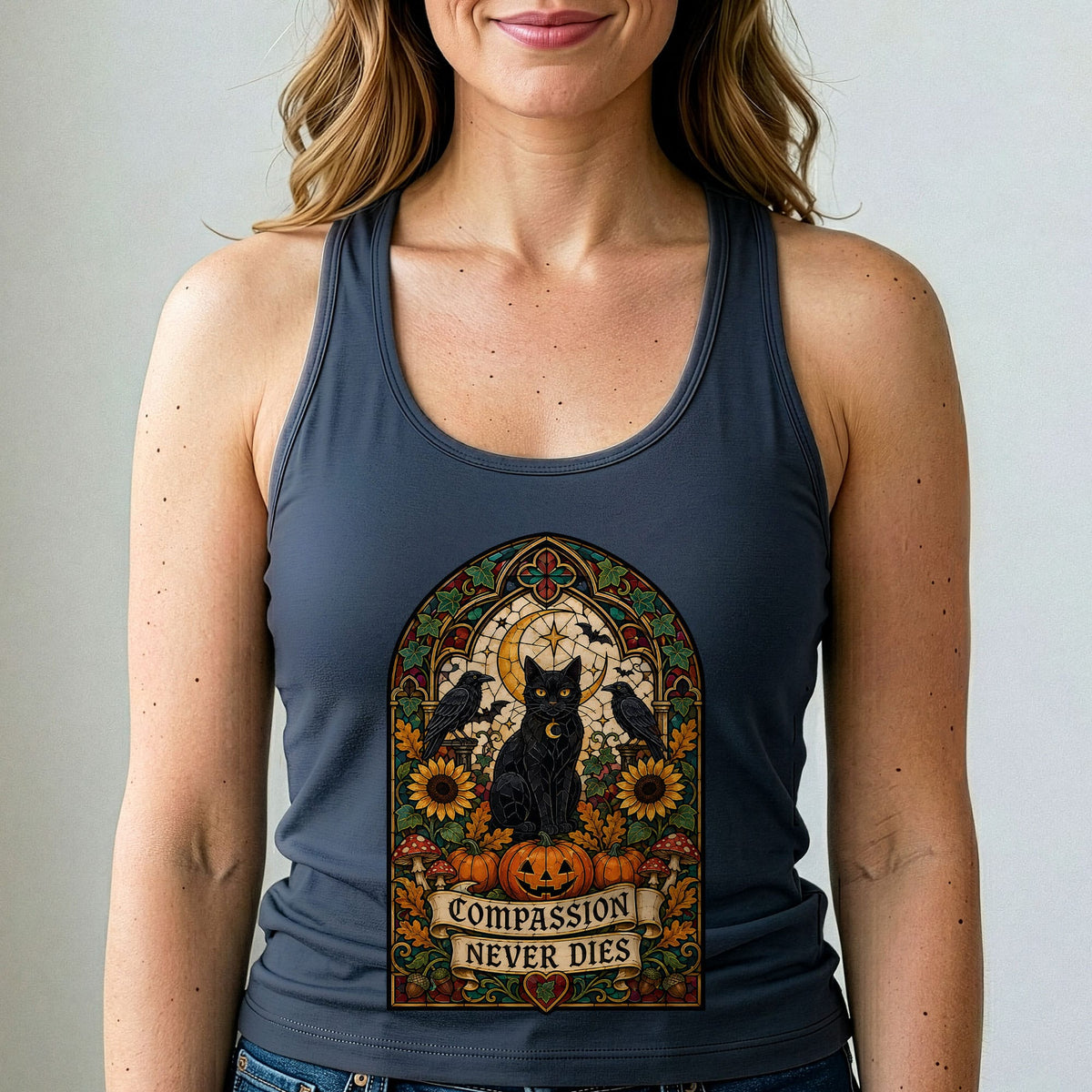 Compassion Never Dies Halloween Tank Top