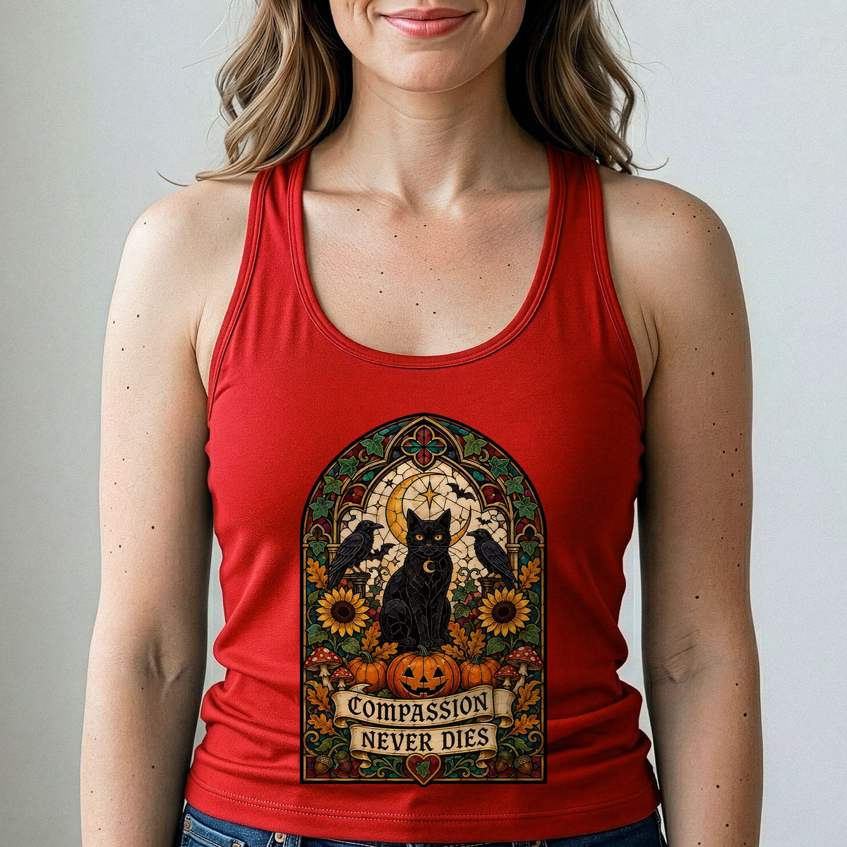 Compassion Never Dies Halloween Tank Top
