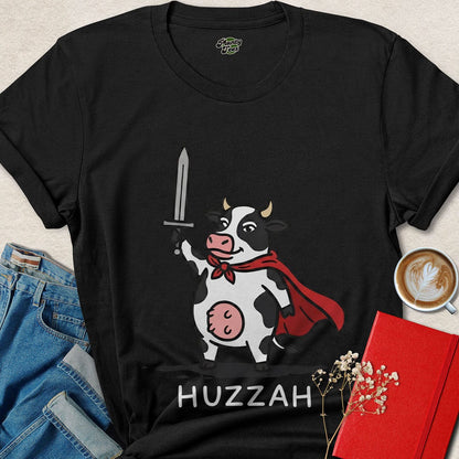 Funny Vegan Warrior Cow T-Shirt – Animal Rights Graphic Tee – Shop Now