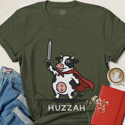Funny Vegan Warrior Cow T-Shirt – Animal Rights Graphic Tee – Shop Now