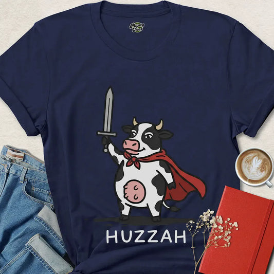 Funny Vegan Warrior Cow T-Shirt – Animal Rights Graphic Tee – Shop Now