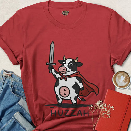 Funny Vegan Warrior Cow T-Shirt – Animal Rights Graphic Tee – Shop Now