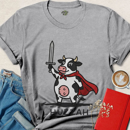 Funny Vegan Warrior Cow T-Shirt – Animal Rights Graphic Tee – Shop Now