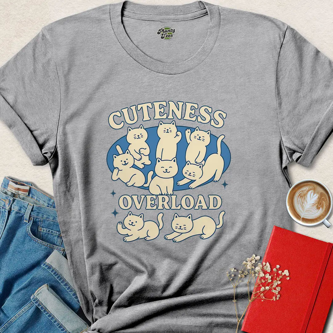 Cuteness Overload Cat Shirt – Funny Gift for Cat Lovers & Animal Fans | Shop Now