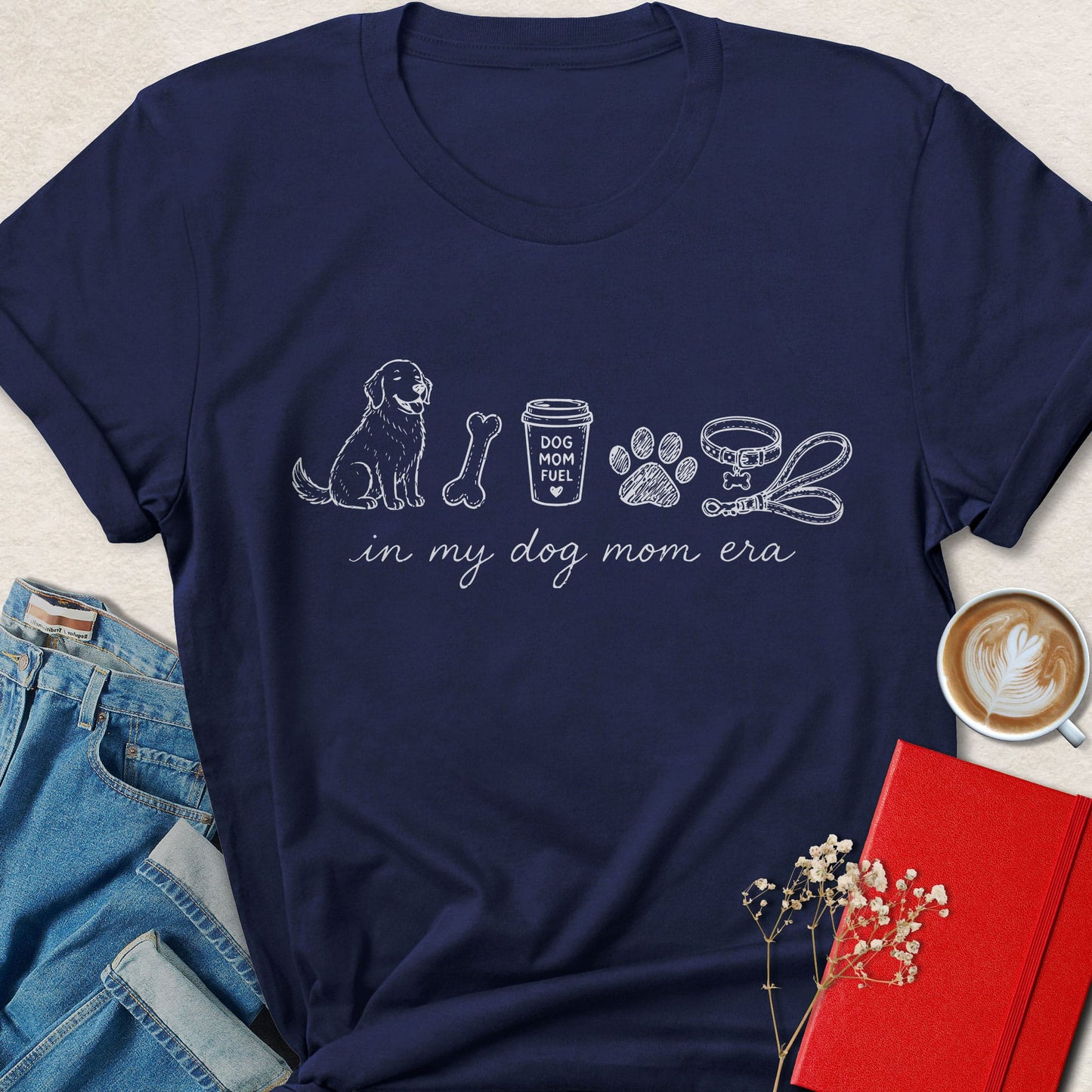 In My Dog Mom Era Vegan Shirt Dog Lover Animal Rights Tee