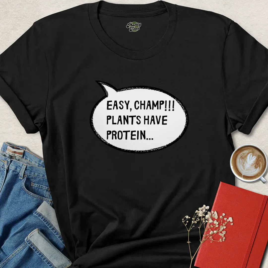 Vegan Protein Shirt – Funny Plant Based Activist Tee