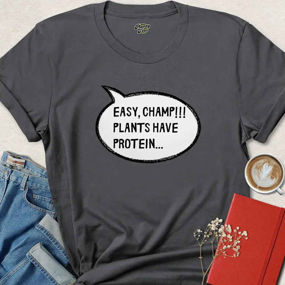 Vegan Protein Shirt – Funny Plant Based Activist Tee