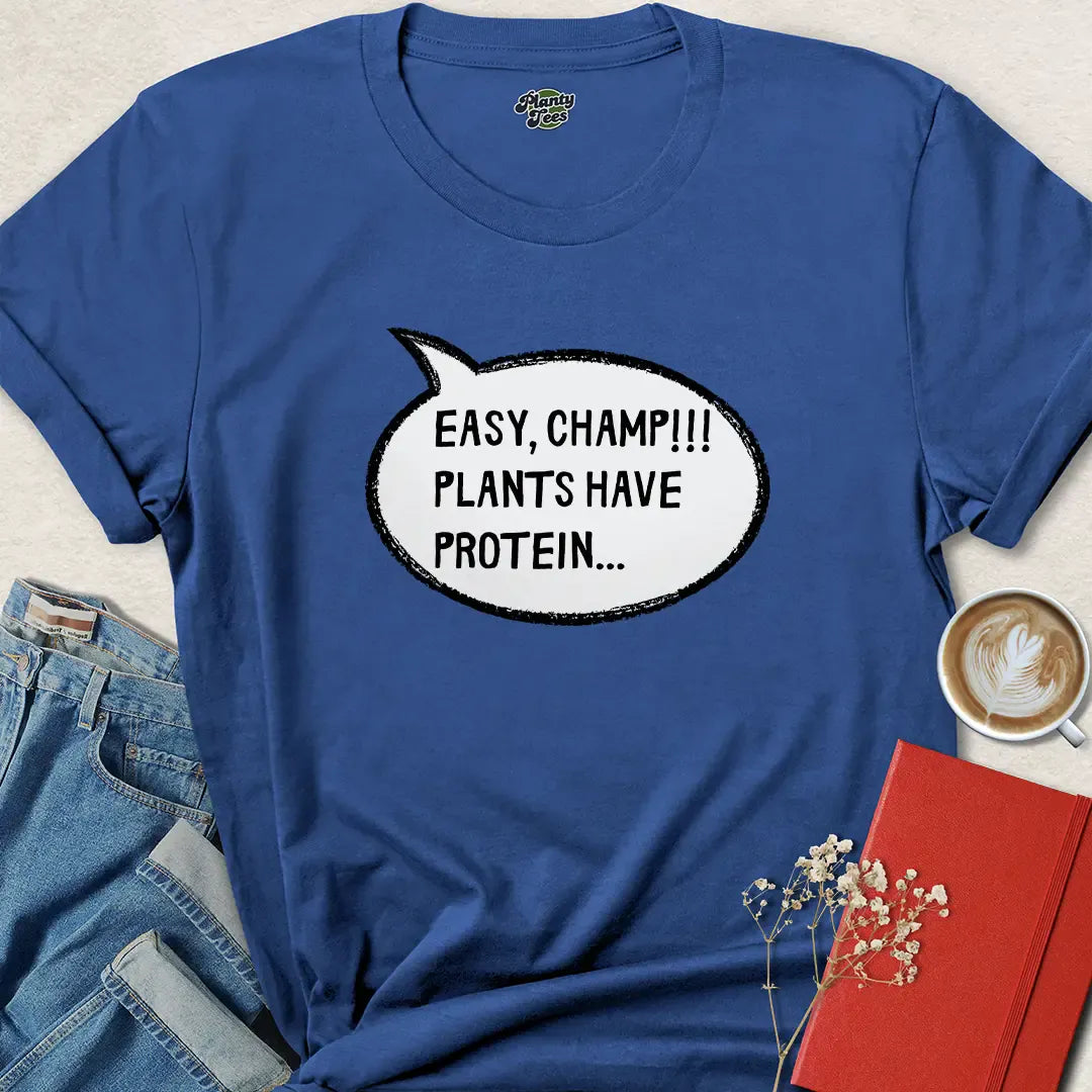Vegan Protein Shirt – Funny Plant Based Activist Tee