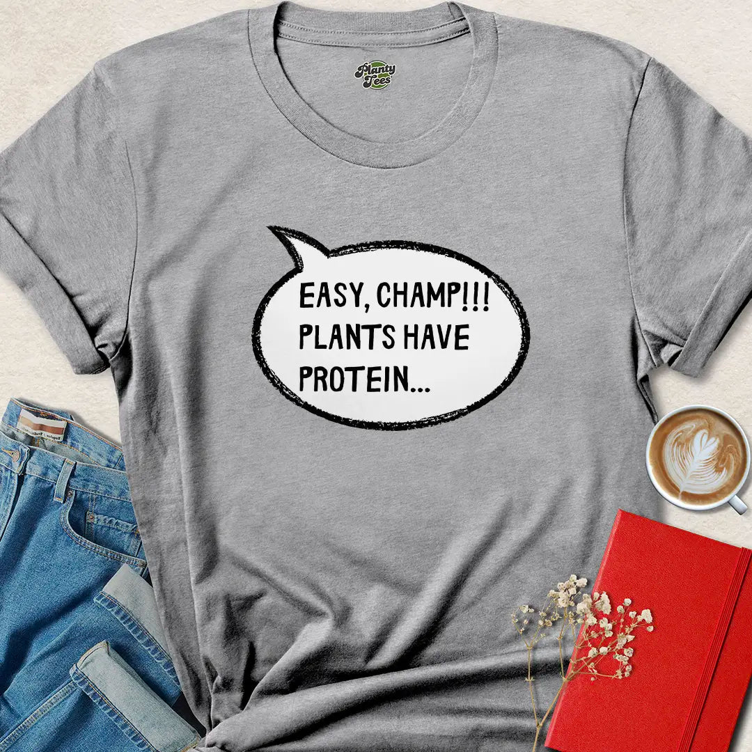 Vegan Protein Shirt – Funny Plant Based Activist Tee