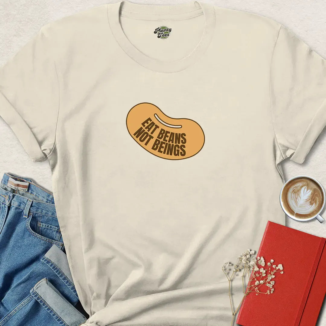 Eat Beans Not Beings Vegan Animal Rights Shirt