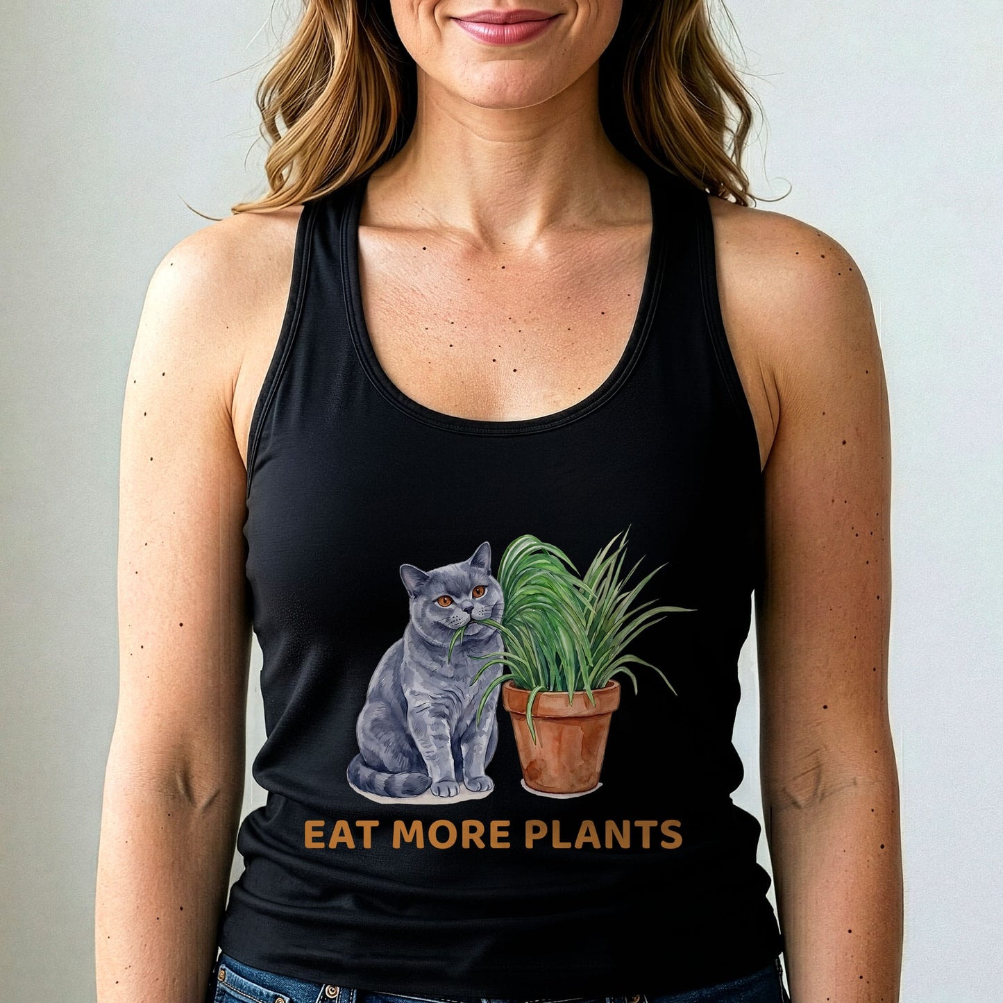Eat More Plants Vegan Tank Top