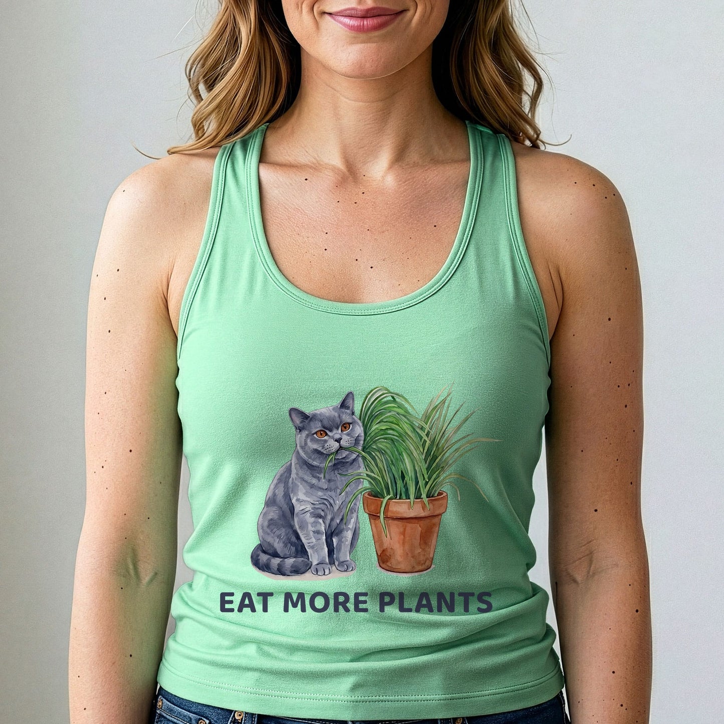Eat More Plants Vegan Tank Top