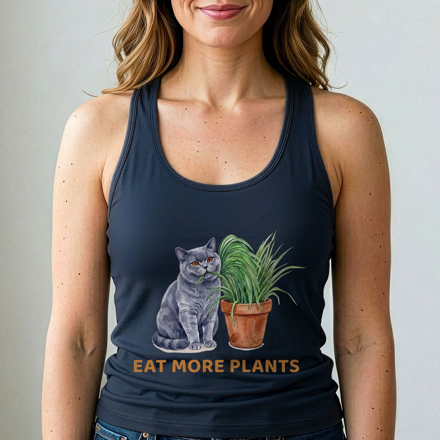 Eat More Plants Vegan Tank Top