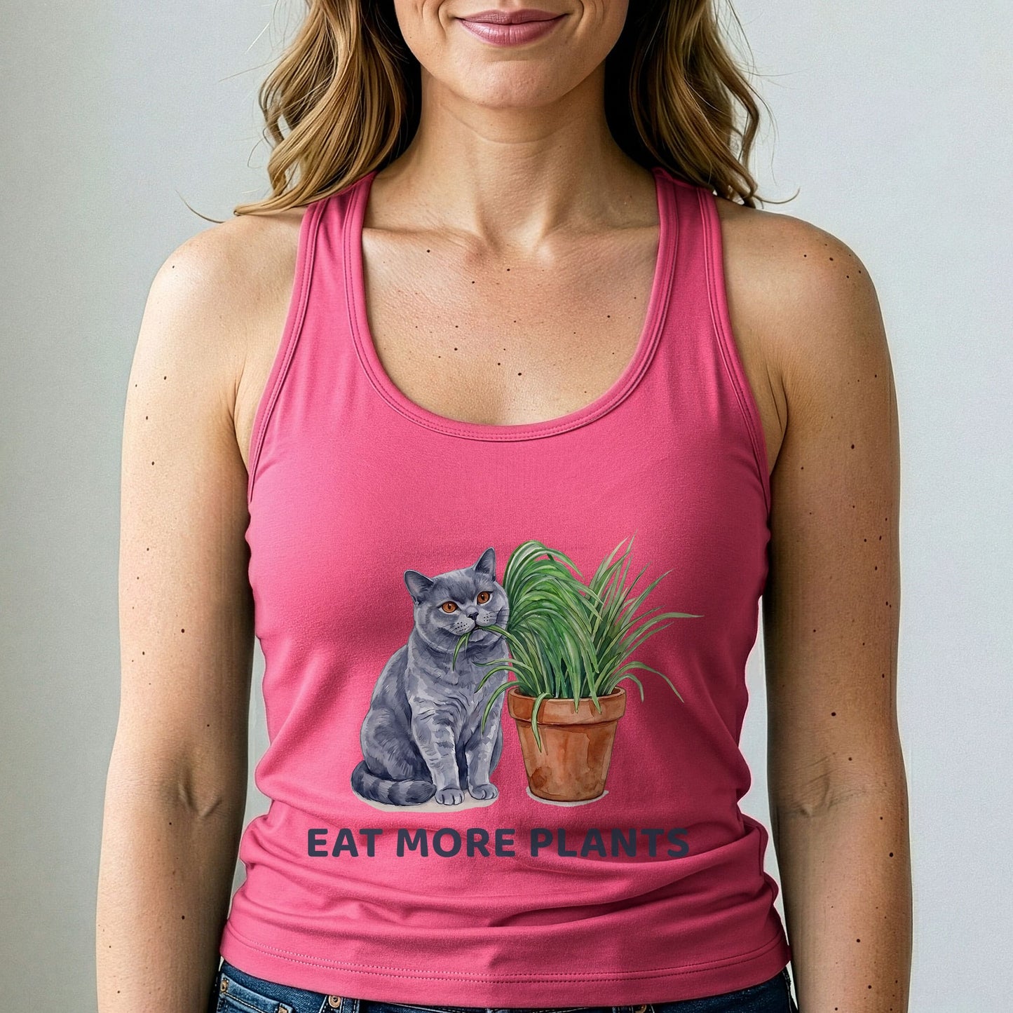 Eat More Plants Vegan Tank Top