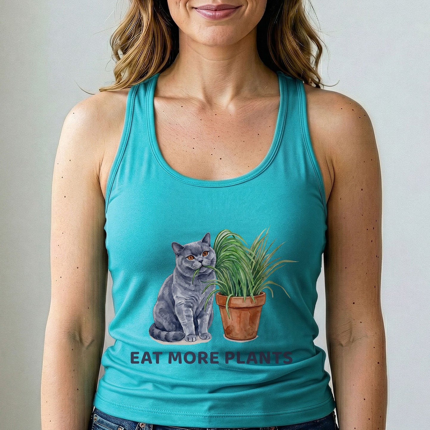 Eat More Plants Vegan Tank Top