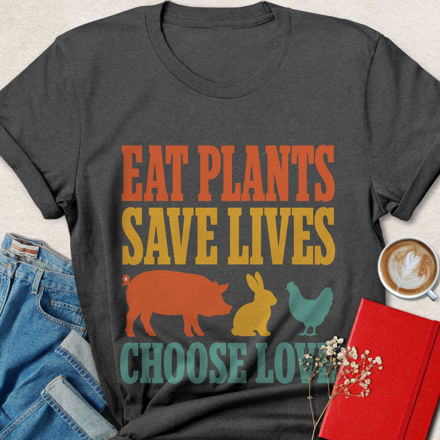 Eat Plants Save Lives T-Shirt
