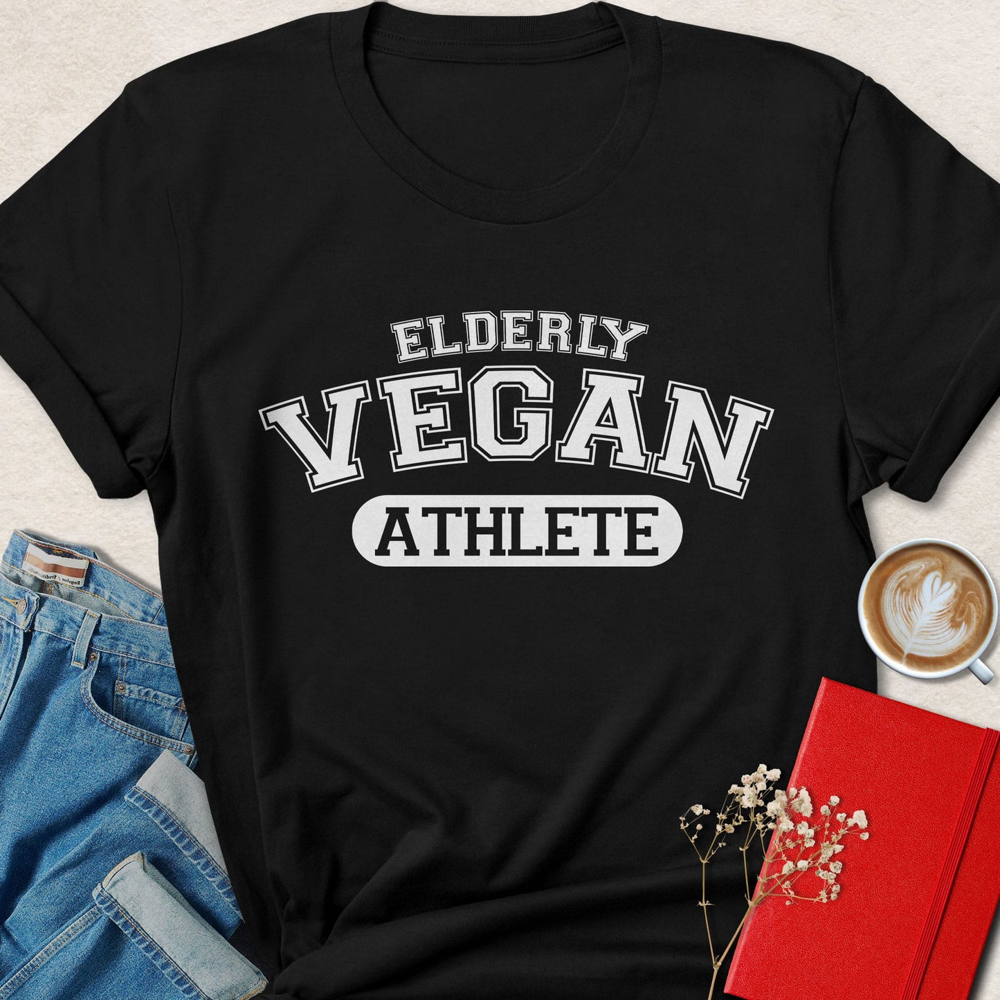 Elderly Vegan Athlete T-Shirt