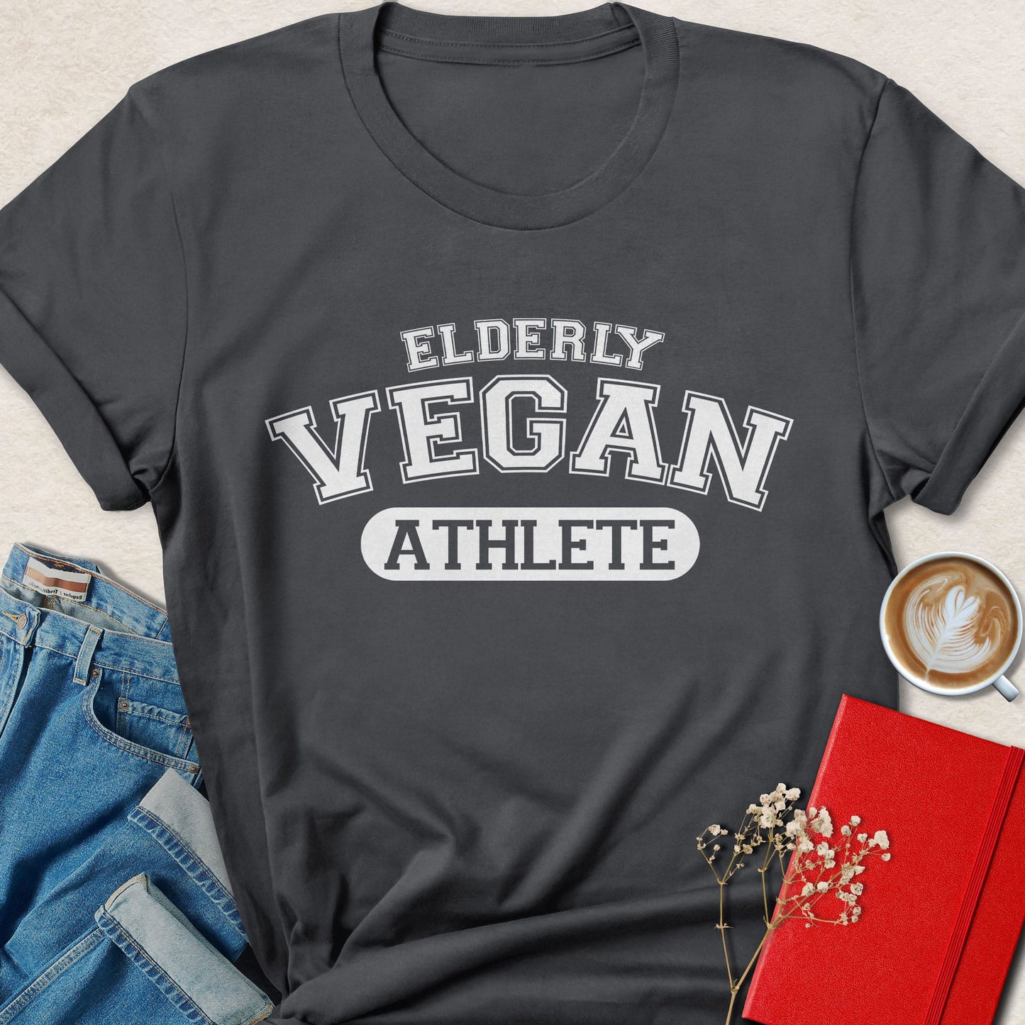 Elderly Vegan Athlete T-Shirt