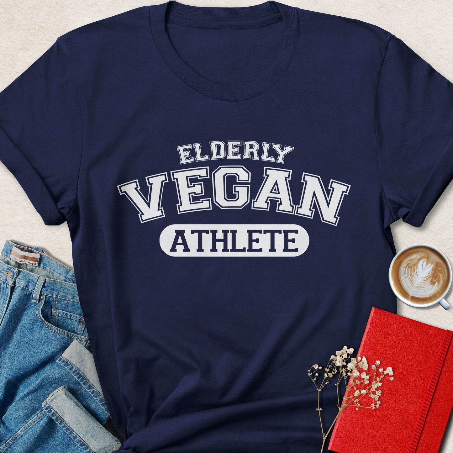 Elderly Vegan Athlete T-Shirt
