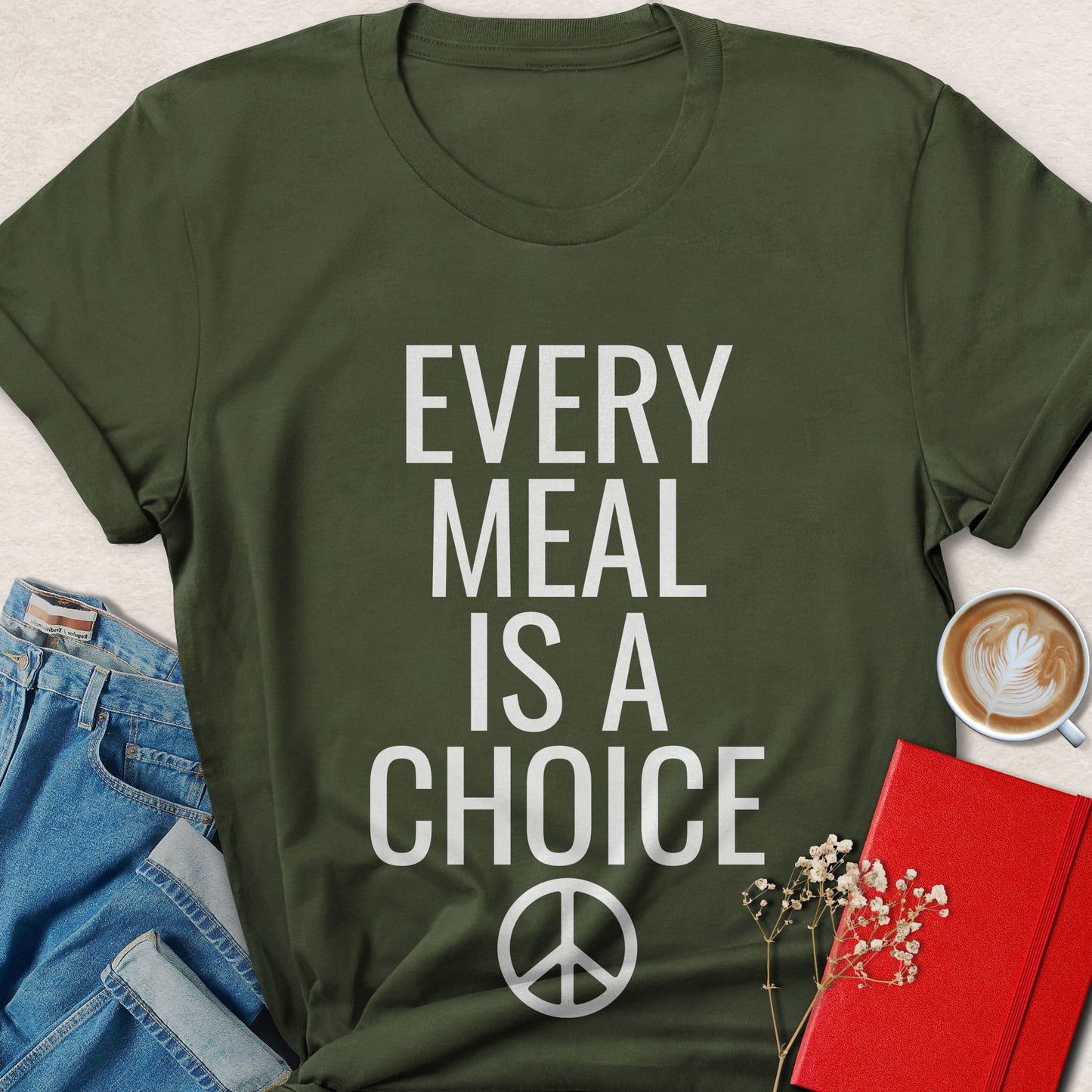 Every Meal Is a Choice Typography T-shirt