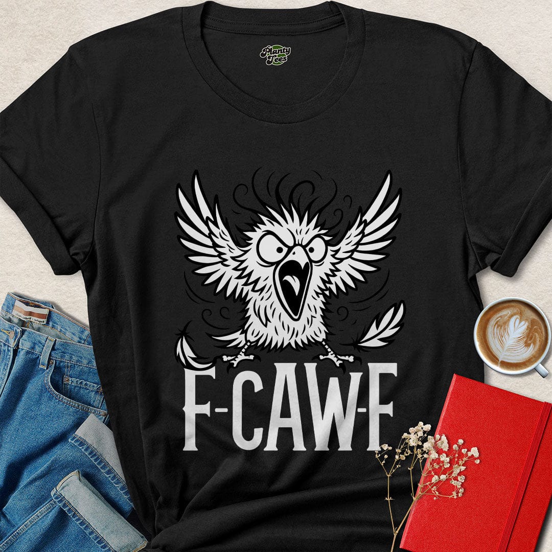 F-CAW-F Funny Vegan Shirt – Bold Animal Rights Statement Tee