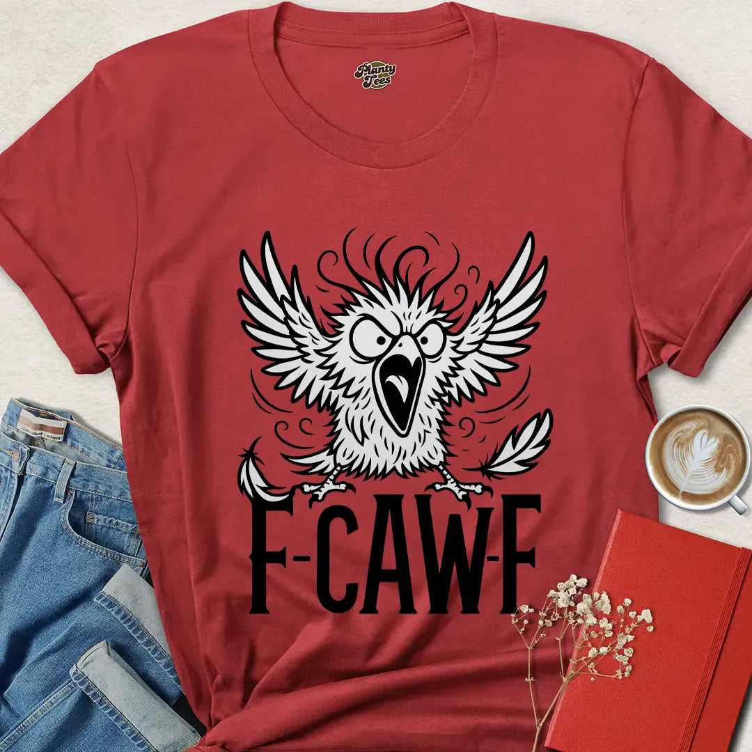 F-CAW-F Funny Vegan Shirt – Bold Animal Rights Statement Tee