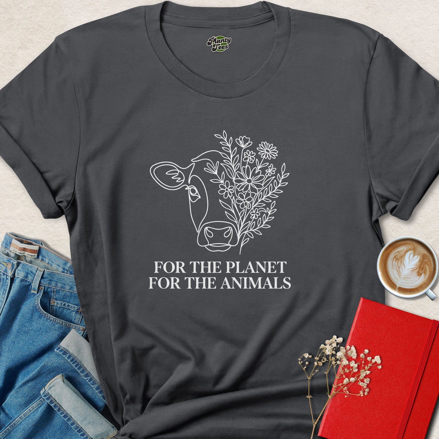For The Planet For The Animals Vegan Shirt | Compassion Tee