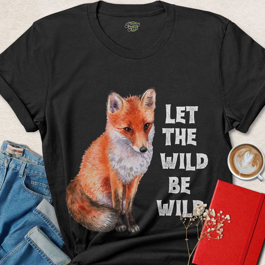 Let the Wild Be Wild, Fox, T-Shirt