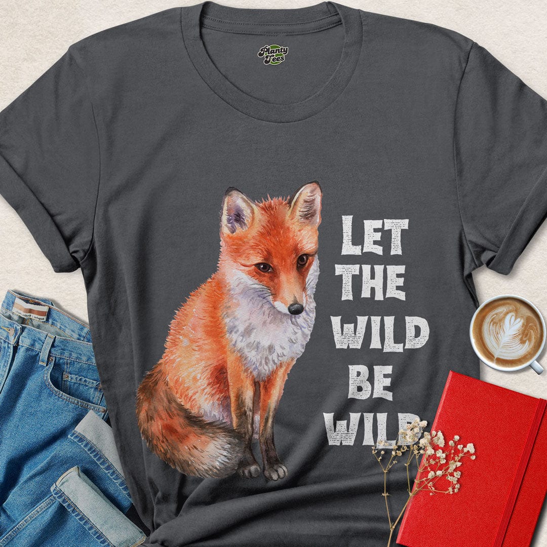 Let the Wild Be Wild, Fox, T-Shirt
