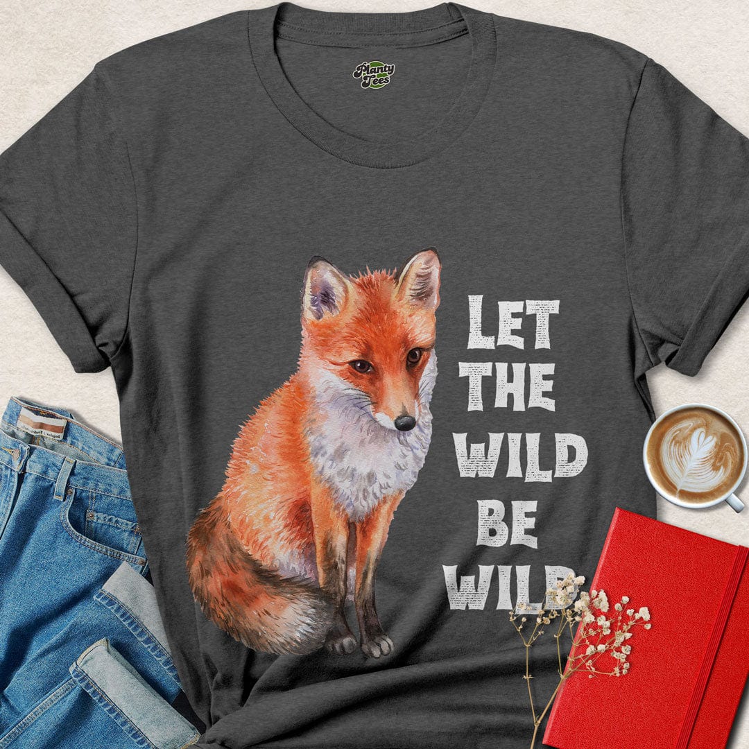 Let the Wild Be Wild, Fox, T-Shirt