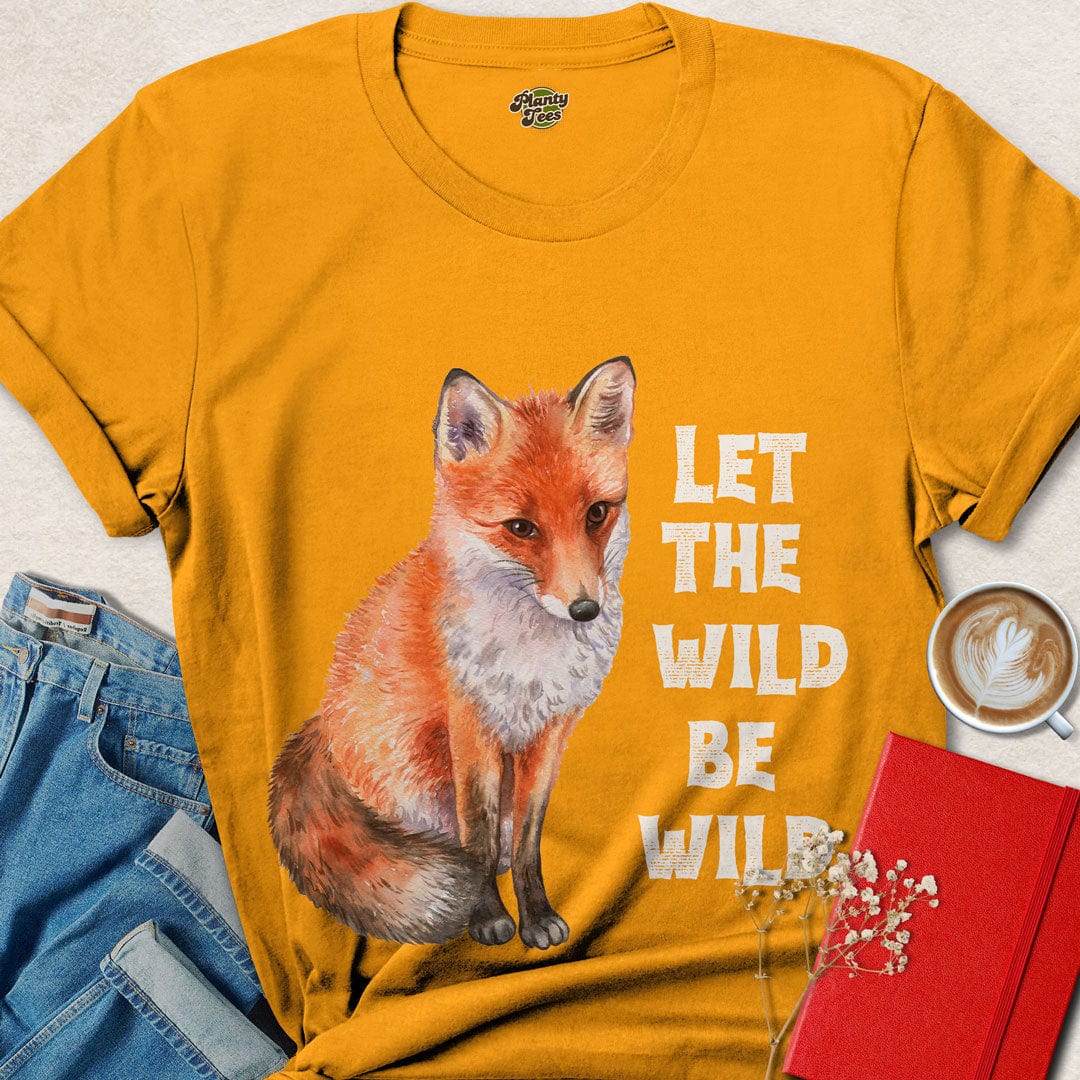 Let the Wild Be Wild, Fox, T-Shirt