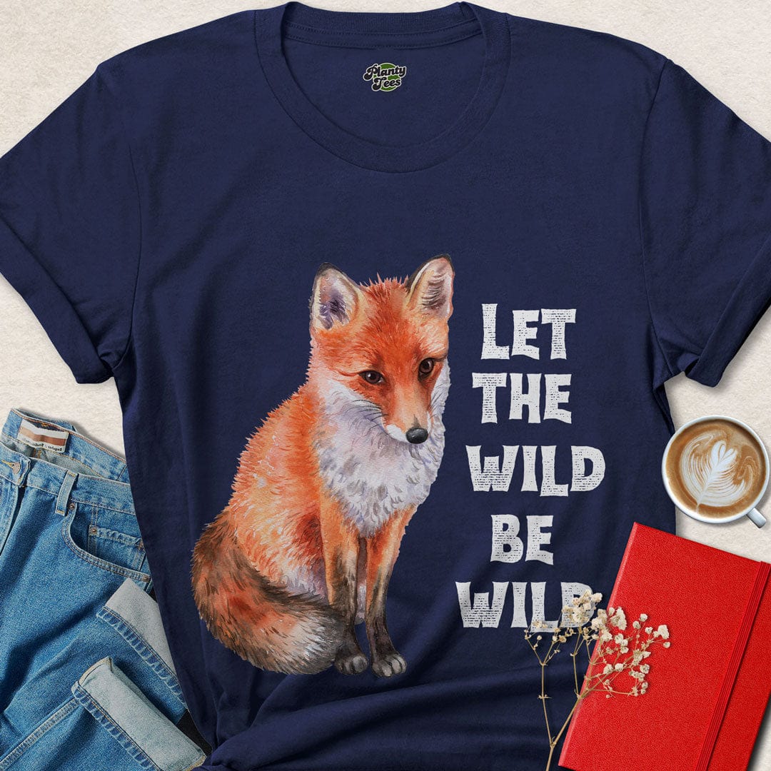 Let the Wild Be Wild, Fox, T-Shirt