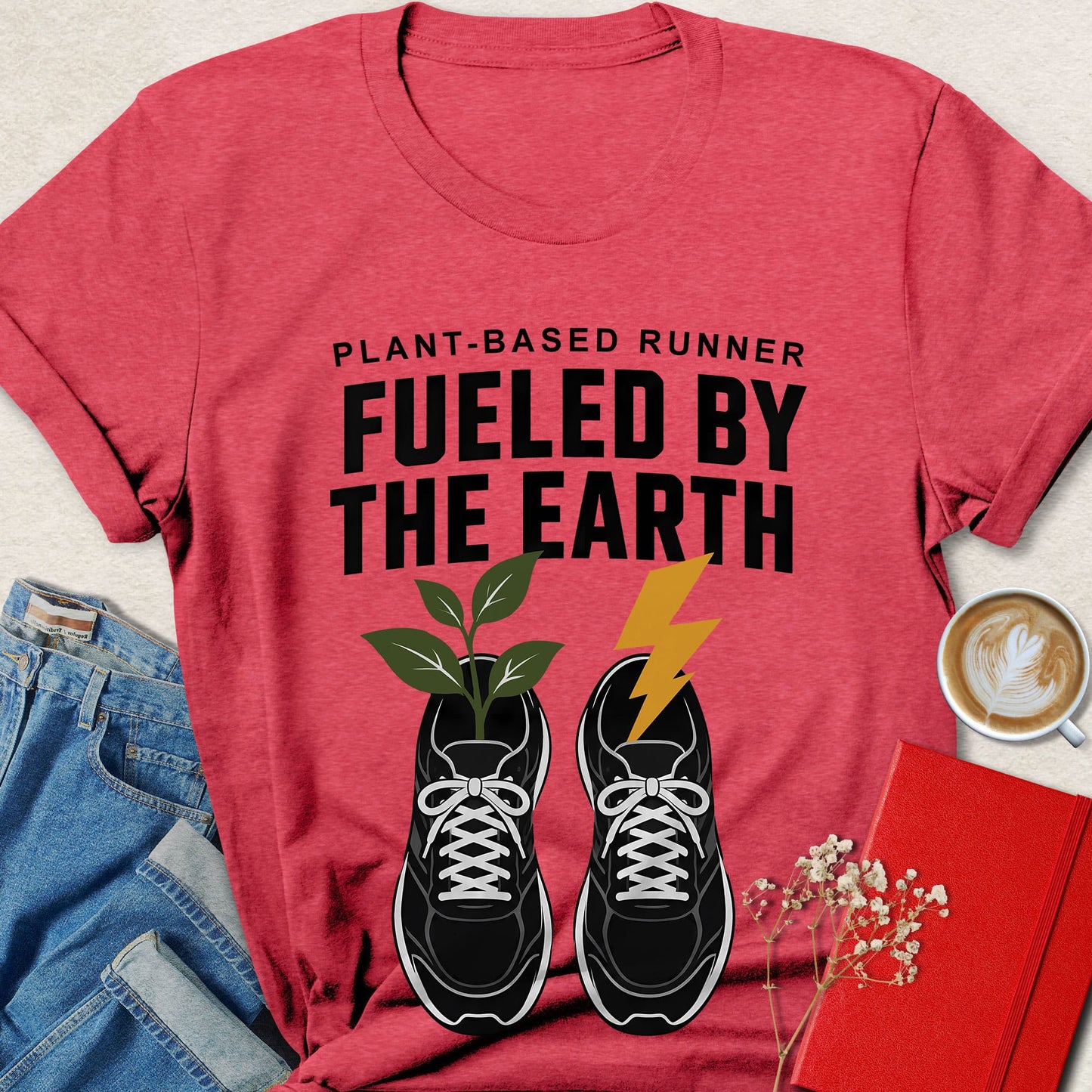 Fueled By The Earth T-Shirt — Plant-Based Runner Graphic Tee