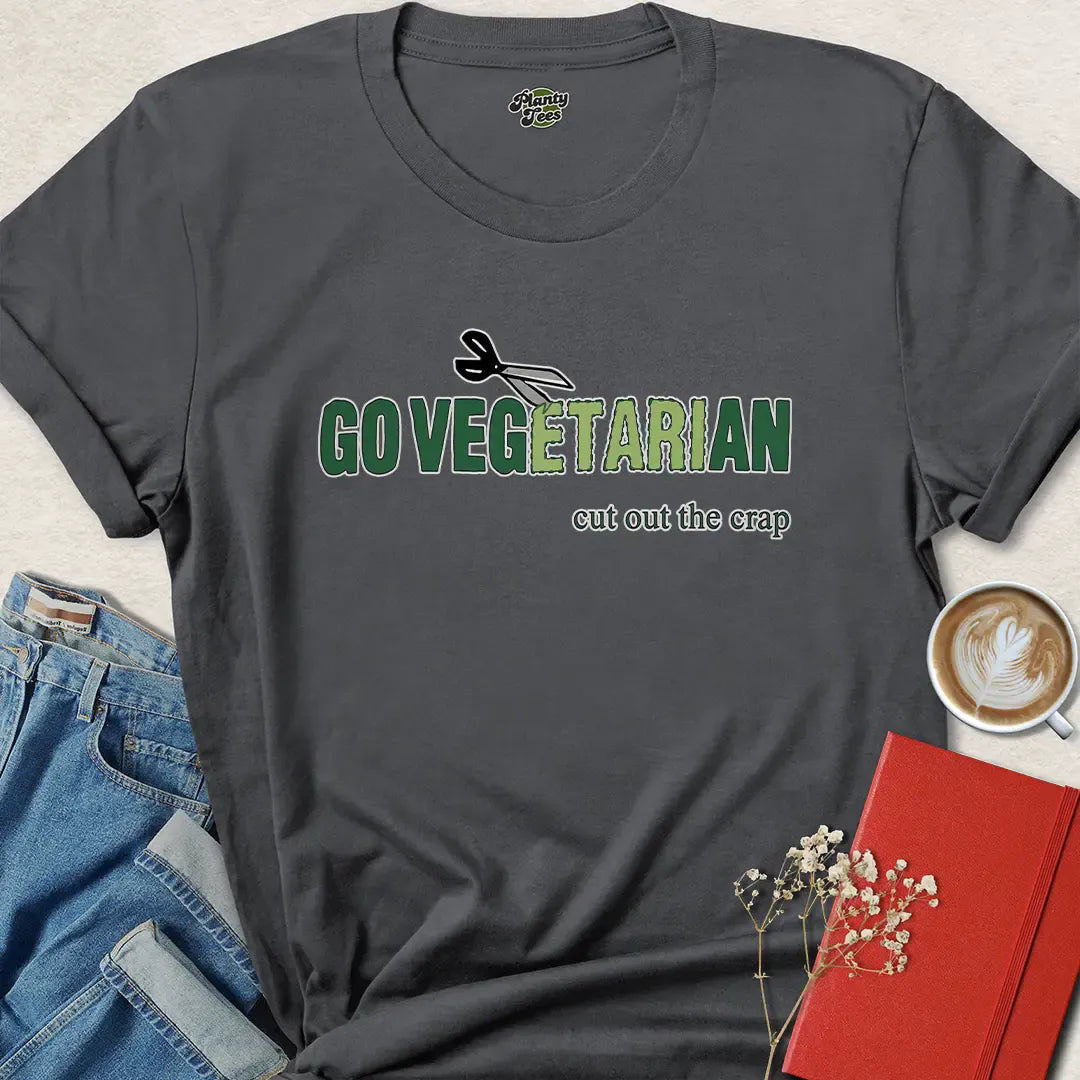 Go Vegan Shirt - Funny Plant-Based Tee with Bold Message