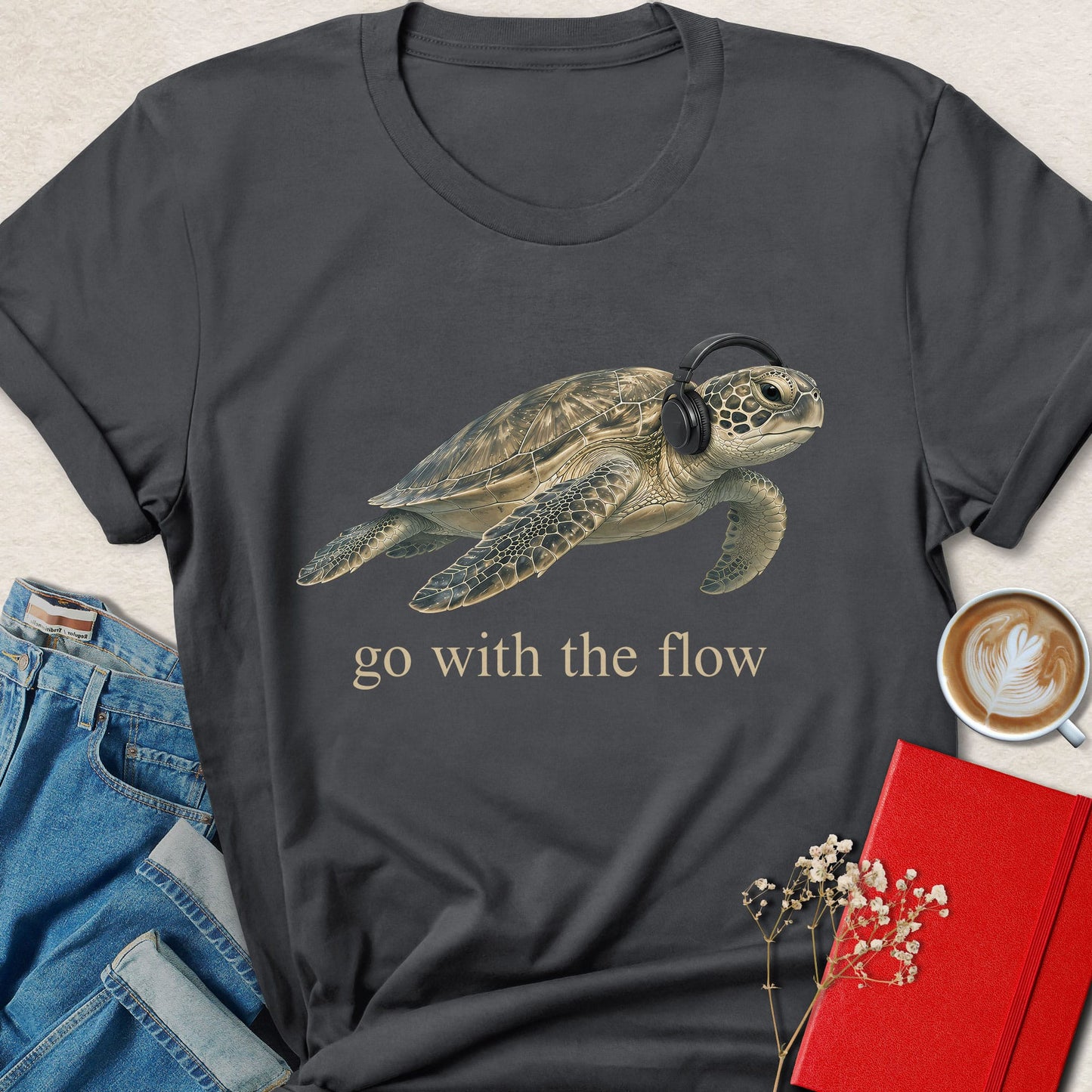 Go with the Flow Sea Turtle T-shirt