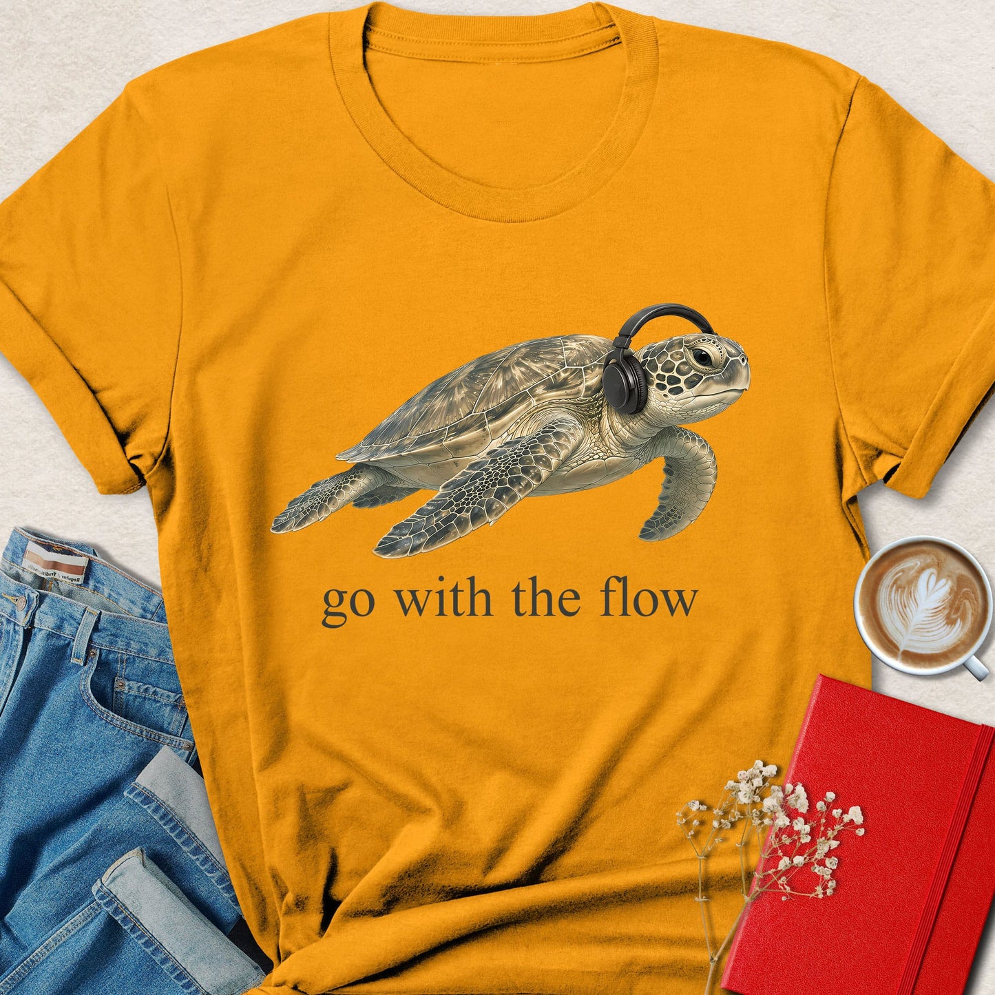 Go with the Flow Sea Turtle T-shirt