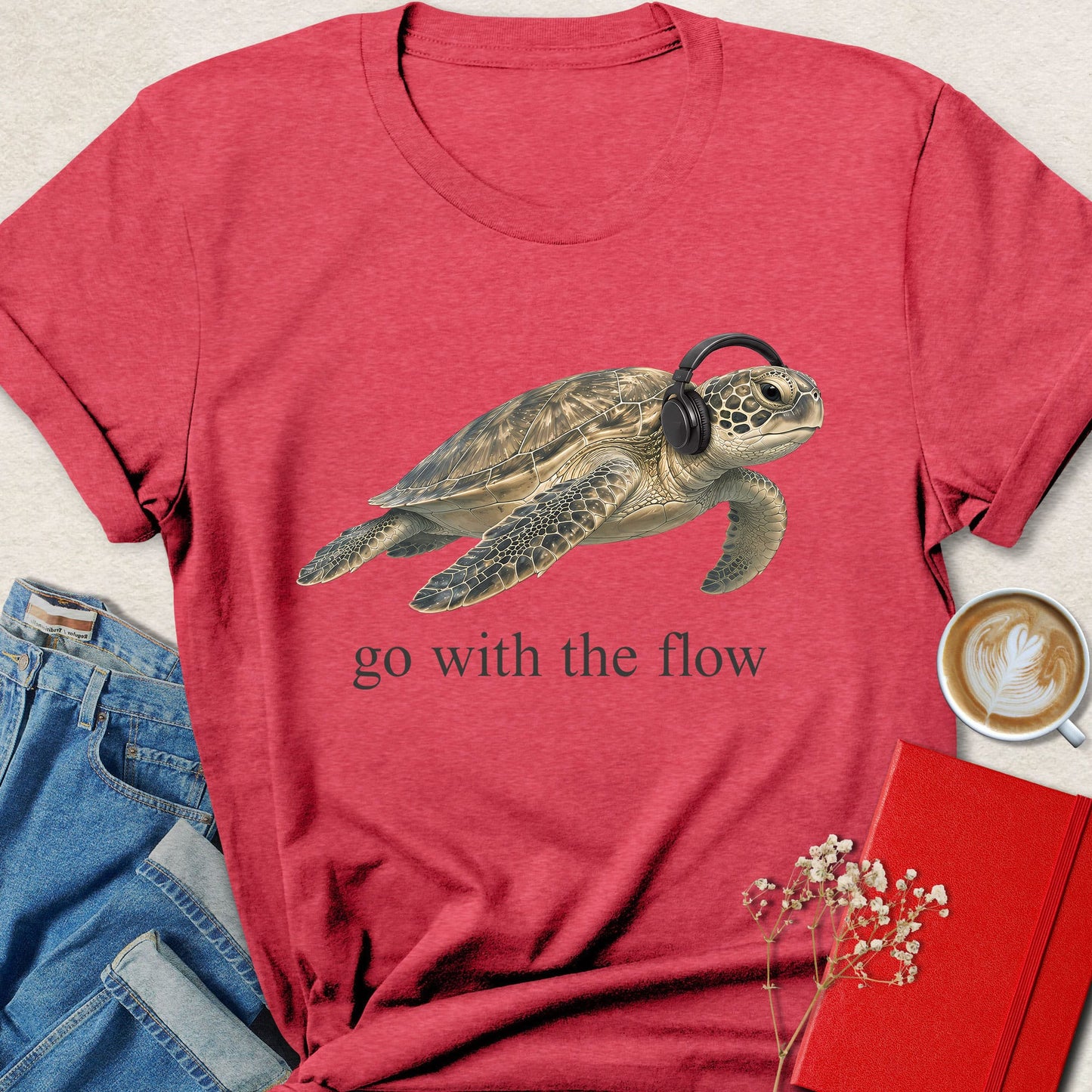 Go with the Flow Sea Turtle T-shirt