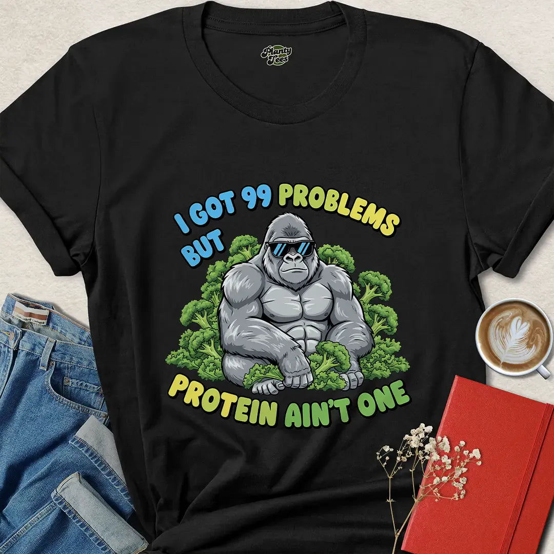 Vegan Gorilla Protein Shirt – Funny Plant-Based Gym Tee
