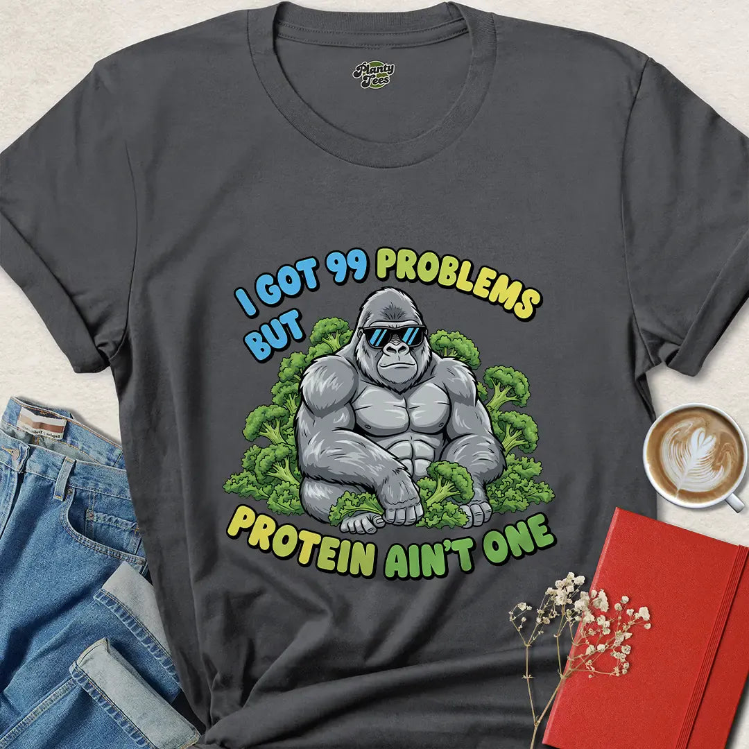 Vegan Gorilla Protein Shirt – Funny Plant-Based Gym Tee