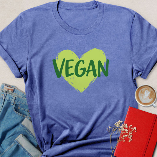 Vegan Heart Graphic T-Shirt
