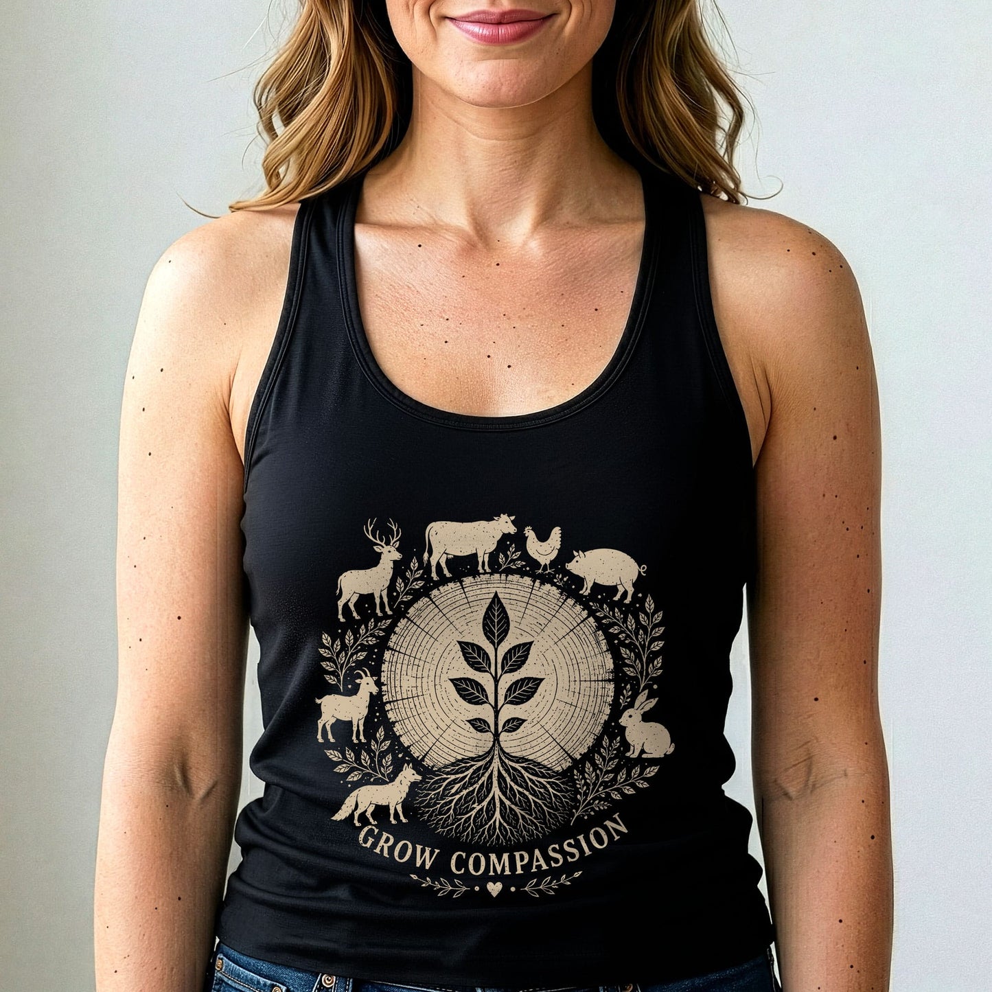 Grow Compassion Vegan Tank Top